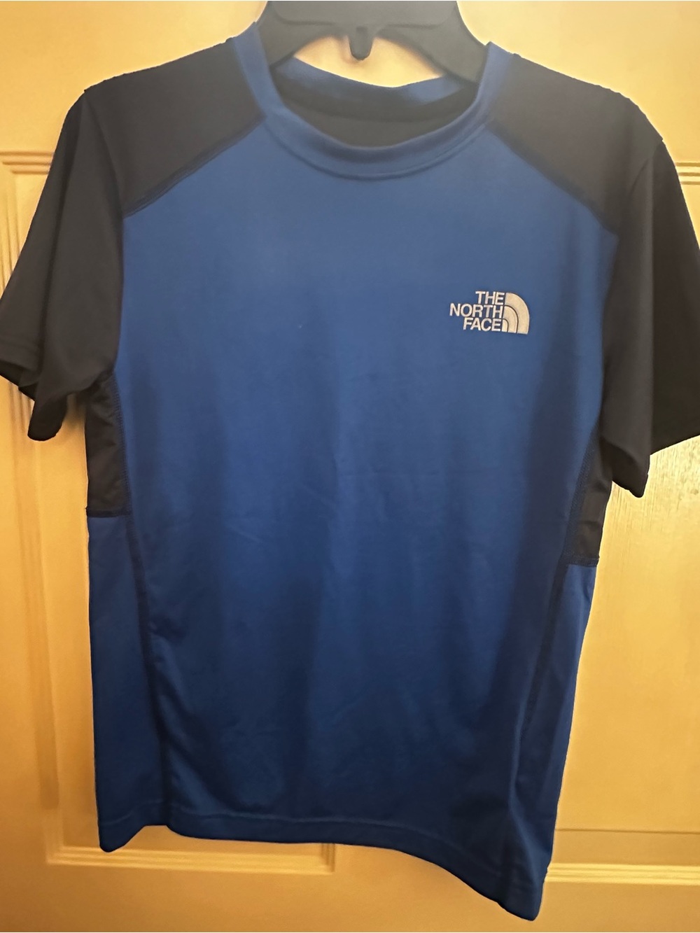 The North Face Short-Sleeve Athletic Tee in Blue and Black